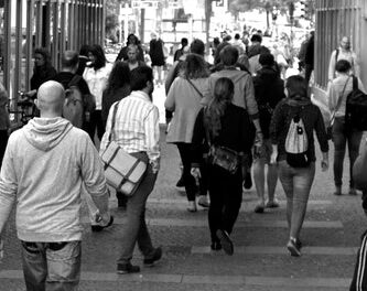 people walking